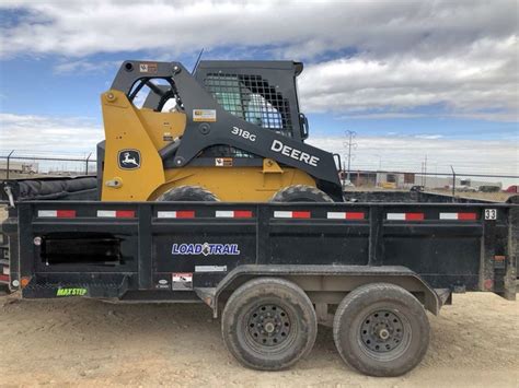 7000 lb skid steer trailer|skid steer dump trailers.